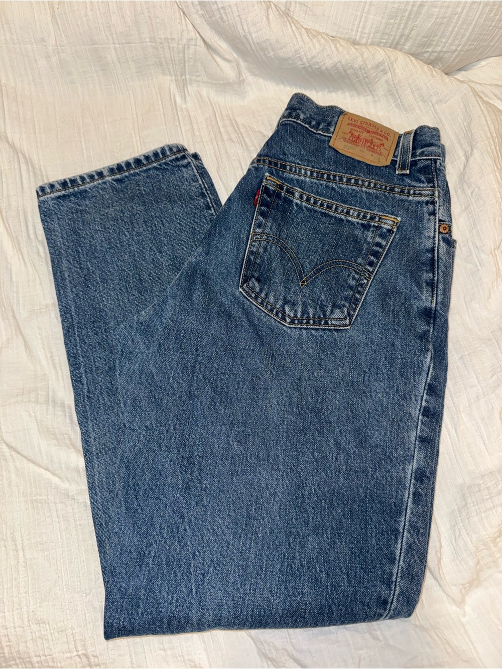 Levi's Men's Dark Blue Straight Jeans